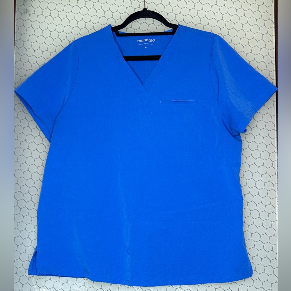 Royal Blue Mandala Scrub Set (Size XL)